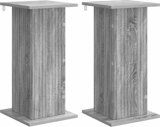 vidaXL Soporte De Plantas 2 Uds. Gris Sonoma 30,5 X 30 X 60,5 Cm Vidaxl