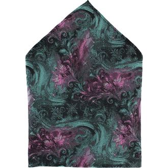 Trafalgar Store The Arcane Storm Silk Novelty 12x12 Pocket Square in Multiple at Nordstrom