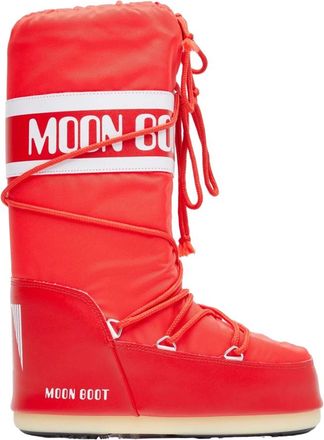Moon Boot Icon Snow Boots - Heren - Winterlaarzen - Rood - 45 EU - Leer - Schoenen