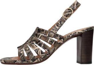 Chie Mihara Ba-Gishi 40 Naramili - Dames - Sandalen met hakken - Veelkleurig - 38 1/2 EU - Leer - Schoenen