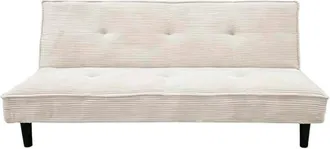 Mathi Design Sof&aacute; cama de terciopelo acanalado 180 cm