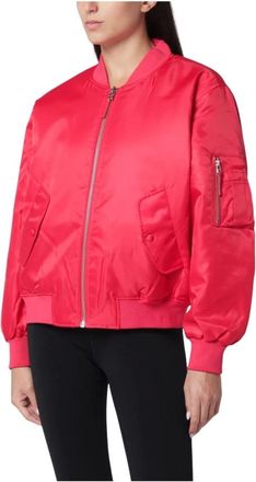 Anine Bing Leon Bomber - Jackets - Mujer - Rojo - XS