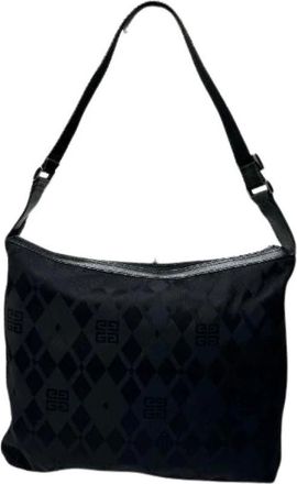 Givenchy Pre-owned Shoulder Bags, female, Black, Size: ONE SIZE Pre-owned Polyester Shoulder Bag