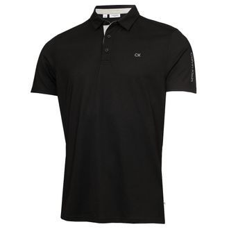 Calvin Klein Mens Uni Golf Polo Shirt - Black - XXXL