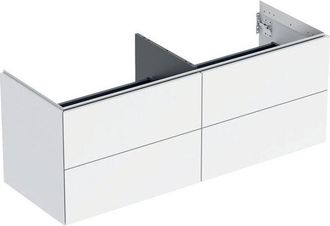 Keramag Geberit One Mueble Bajo Lavabo Para Encimera, 4 Cajones