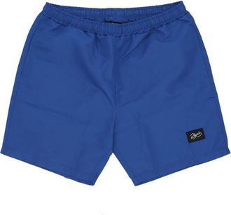 Dolly Noire Easy Shorts met Elastische Tailleband - Heren - Korte Broeken - Blauw - S - Polyester - Korte Broeken
