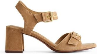Madewell The Neeka Ankle Strap Sandal in Tawny Khaki at Nordstrom, Size 6
