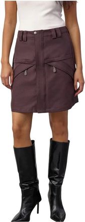 Co'Couture Falda Jade CC - Skirts - Mujer - Marr&oacute;n - XL