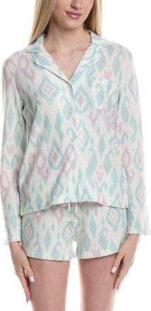 PJ Salvage Ikat Watercolor Top