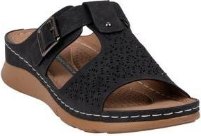 Good Choice Shoes Loni Platform Wedge Sandal in Black at Nordstrom Rack, Size 8.5
