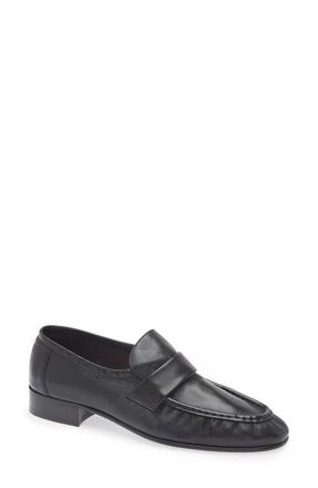 The Row Soft Loafer in Black at Nordstrom, Size 9.5Us