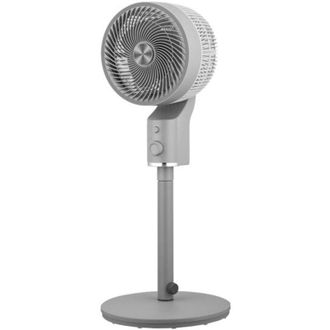 Fabrilamp Ventilador De Pie t&aacute;lamo Regulable Fijo Y Rotatorio (50w Motor Ac 3 Velocidades) Color Gris