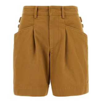 Isabel Marant Dames, Korte broeken, Bruin, Maat: 2XS Katoen