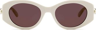 Bulgari BV40007I 25A Womens Sunglasses White Size 52