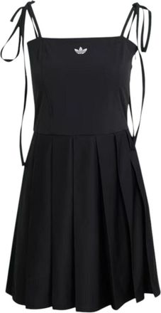 adidas (WMNS) adidas Ribbon Pleated Mini Dress Asia Sizing Black JW0115