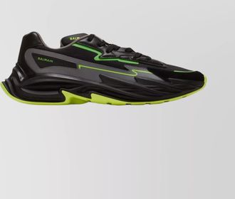 Balmain leather low-top sneakers