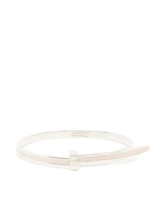 AMBUSH textured bracelet - unisex - Metal - One Size - Silver