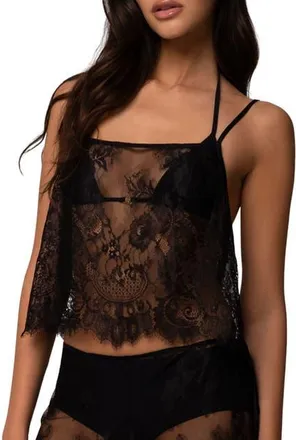 Kiki De Montparnasse Sabine Cami in Black at Nordstrom, Size X-Small