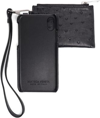 Bottega Veneta Leather iPhone Case and Wallet Wristlet