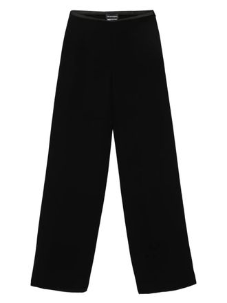 Emporio Armani wide-leg trousers - Black