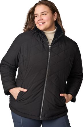 Free Country Womens Plus Size Cirrus Quilted Reversible Jacket