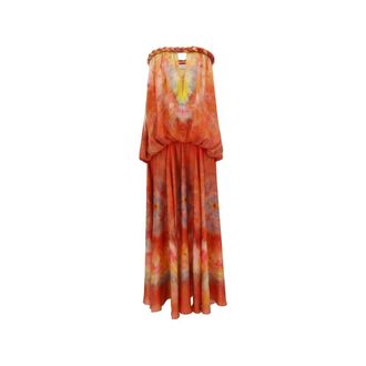 Zimmermann Maxi Dresses, female, Multicolor, Size: XS Luna Silk Maxi Dress
