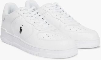 Ralph Lauren Lage leren sneakers - Dames - Sneakers - Wit - 34 EU - Leer - Schoenen