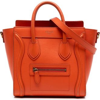 Celine Pre-owned Celine Nano Leather Luggage Tote Ladies S-AI-0184 S-CU-0184