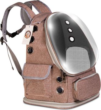 OEM Furrever Friends City Red - Mochila Transportadora Para Gatos Y Perros