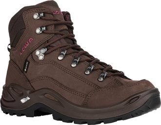 Lowa Wanderschuh LOWA RENEGADE GORE-TEX MID WS, Damen, Gr. 37, braun (espresso), Leder, Schuhe Wanderschuh, wasserdicht