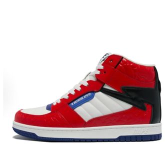 A Bathing Ape Bape Sta 88 Mid Red White Blue 1J30-191-027-RED