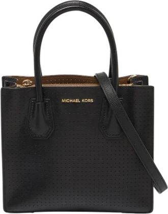 Michael Kors Pre-owned Leather totes - Dames - Vintage Shopper - Zwart - ONE Size - Vintage