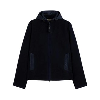Aspesi Light Jackets, male, Blue, Size: M Werner Blouson