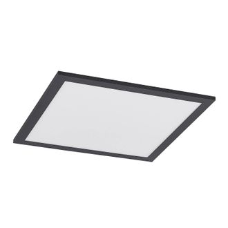 Lindby Led Panel nelios En Negro De Aluminio - Lindby