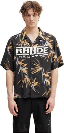 Rhude Hombre, Camisas, Marr&oacute;n, Talla: M