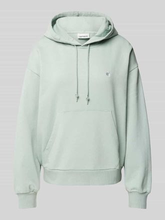 Carhartt Work in Progress Hoodie mit Logo-Stitching Modell CASEY in Schilf, Größe XS