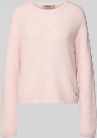 Mos Mosh Strickpullover mit Woll-Anteil Modell Mape in Hellrosa Melange, Gr&ouml;&szlig;e XL
