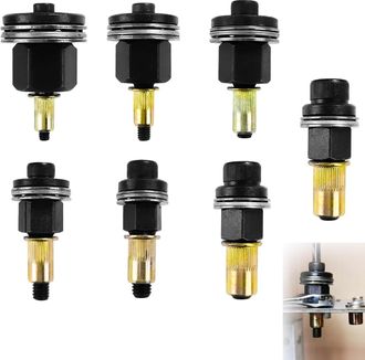 OEM 7 Piezas De Tuercas De Cabeza Remachable Manual, Adecuadas Para Kits De Cabezas Remachables Manuales M3, M4, M5, M6, M8, M10 Y M12, Tuerca De Crimpado