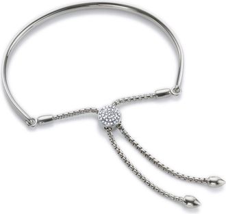 Monica Vinader Fiji Diamond Toggle Bracelet, Sterling Silver