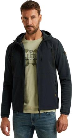 PME Legend Heren, Sweatshirts & Hoodies, Blauw, Maat: 2XL Nylon