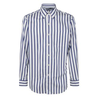 Polo Ralph Lauren Sportshirt met Lange Mouwen - Heren - Casual Overhemden - Wit - M - Katoen - Overhemden