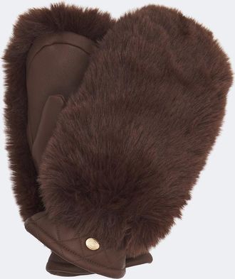 Goldbergh Hill leather mittens