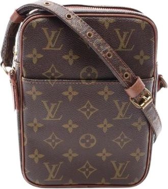 Louis Vuitton Pre-owned Comme des Garcons Petit Marceau Monogram schoudertas - Dames - Vintage Schoudertas - Bruin - ONE Size - Leer - Vintage