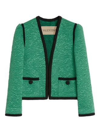 Valentino Garavani Après LHiver matelassé jacket - Green