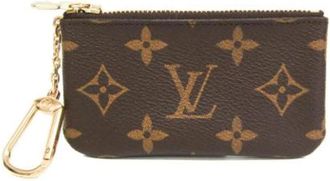 Louis Vuitton Pre-owned Vintage Canvas Portemonnee - unisex - Vintage Accessoires - Bruin - ONE Size - Vintage