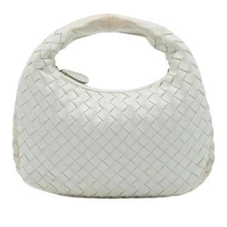Bottega Veneta Pre-owned Veneta Hobo - Dames - Pre-owned - Wit - Maat: ONE Size Leer