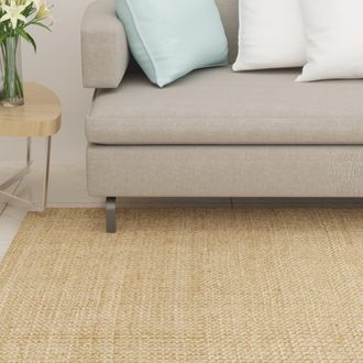 Berkfield Home Rug Natural Sisal 80x150 cm in Brown | Size: 100 cm diameter