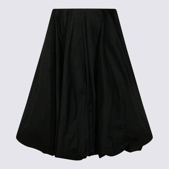 Balenciaga Womens Skirts Black Pl Si