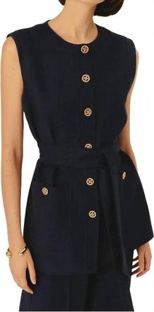 Exquise Phoenix Vest In Black