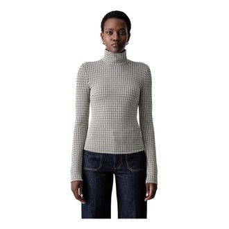 Patrizia Pepe Top a Maniche Lunghe - - Tops - Donna - Grigio - M